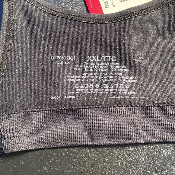 Bravado Basics Maternity and nursings brablack,XXL,NWT - Picture 3 of 7
